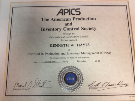 Apics Certification
